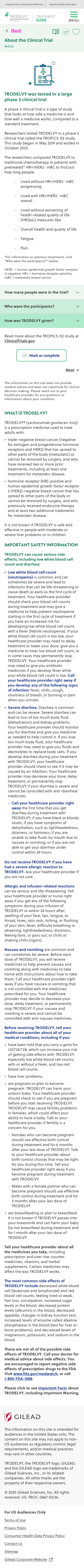 Trodelvy Patient Treatment Guide Mobile Design 10